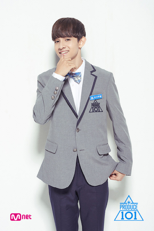 김사무엘 '프로듀스 101' 프로필 사진<엠넷 제공>